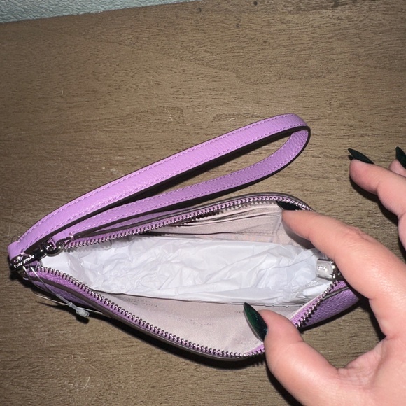Kate Spade purple wristlet - Picture 3 of 5